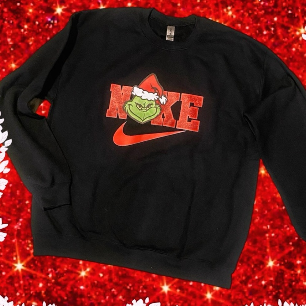 Grinch Christmas Crewneck Sweater